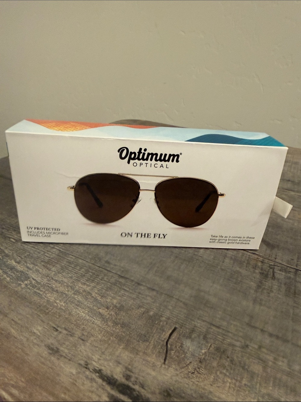 Aviator Sunglasses - Brown Lenses
